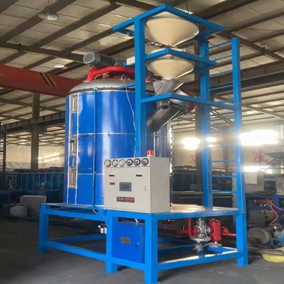 EPS Automatic High Efficiency Batch Pre Expander Foaming Machine con efficienza energetica 1400