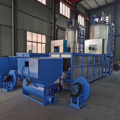 Sistema di pre-espansione di lotti industriali di alta sicurezza per processi