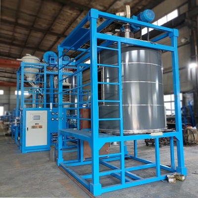 Sistema di pre-espansione di lotti industriali di alta sicurezza per processi