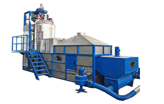 EPS automatico batch pre-foaming machine polistirolo espanso