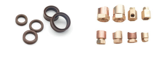 Parti di servizio di lavorazione CNC su misura in acciaio inossidabile, in rame di alluminio