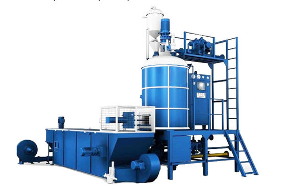 EPS Foam Block Batch Pre Foamed Board Making Machine Line di produzione